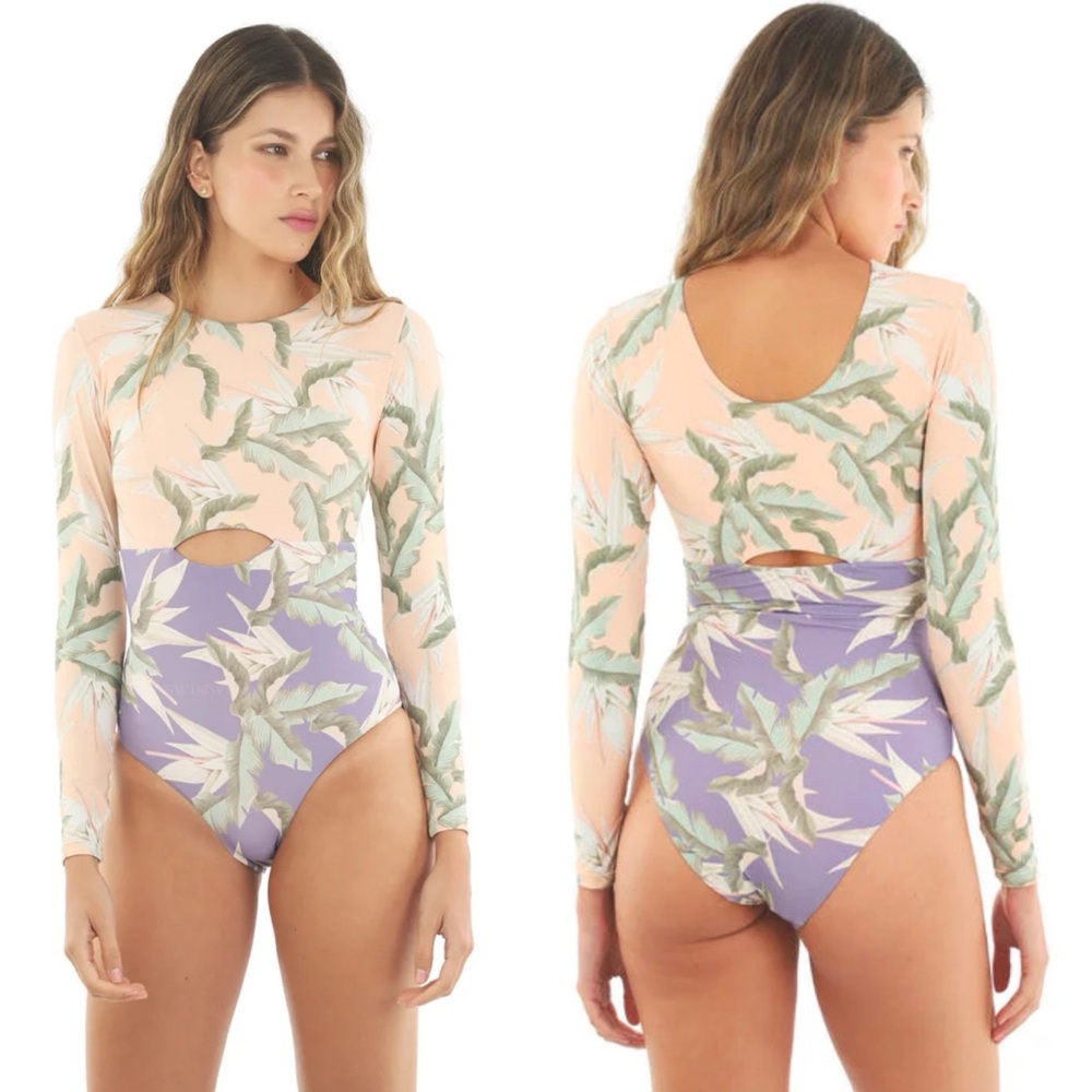 Malai Amaya Tropical Periwinkle One Piece